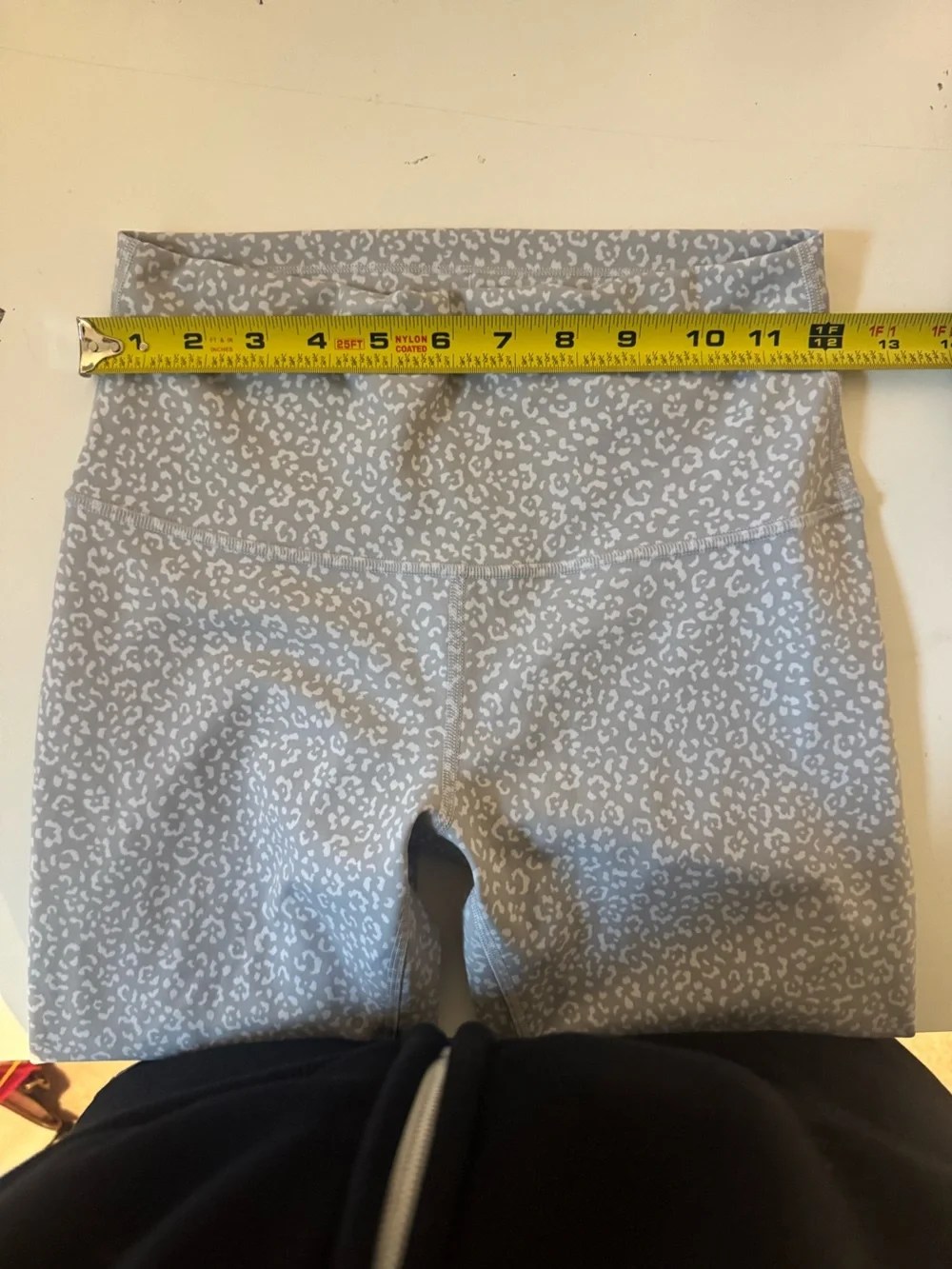 Lululemon Women Wunder Train HR TightLegging 25” LDSM GrayWhite 6 New Leopard